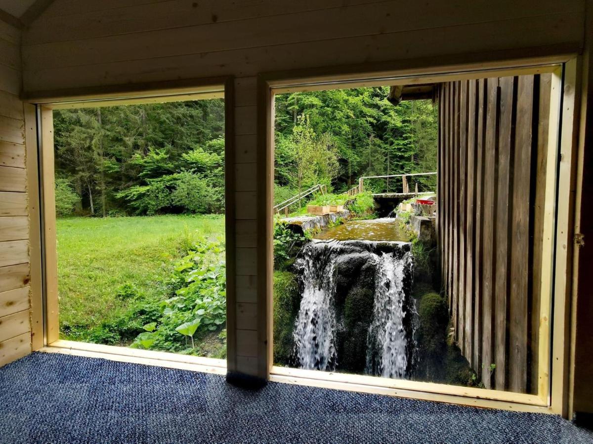 Wooden House With A Waterfall "Stipanov Mlin" Villa Plitvička Jezera Esterno foto